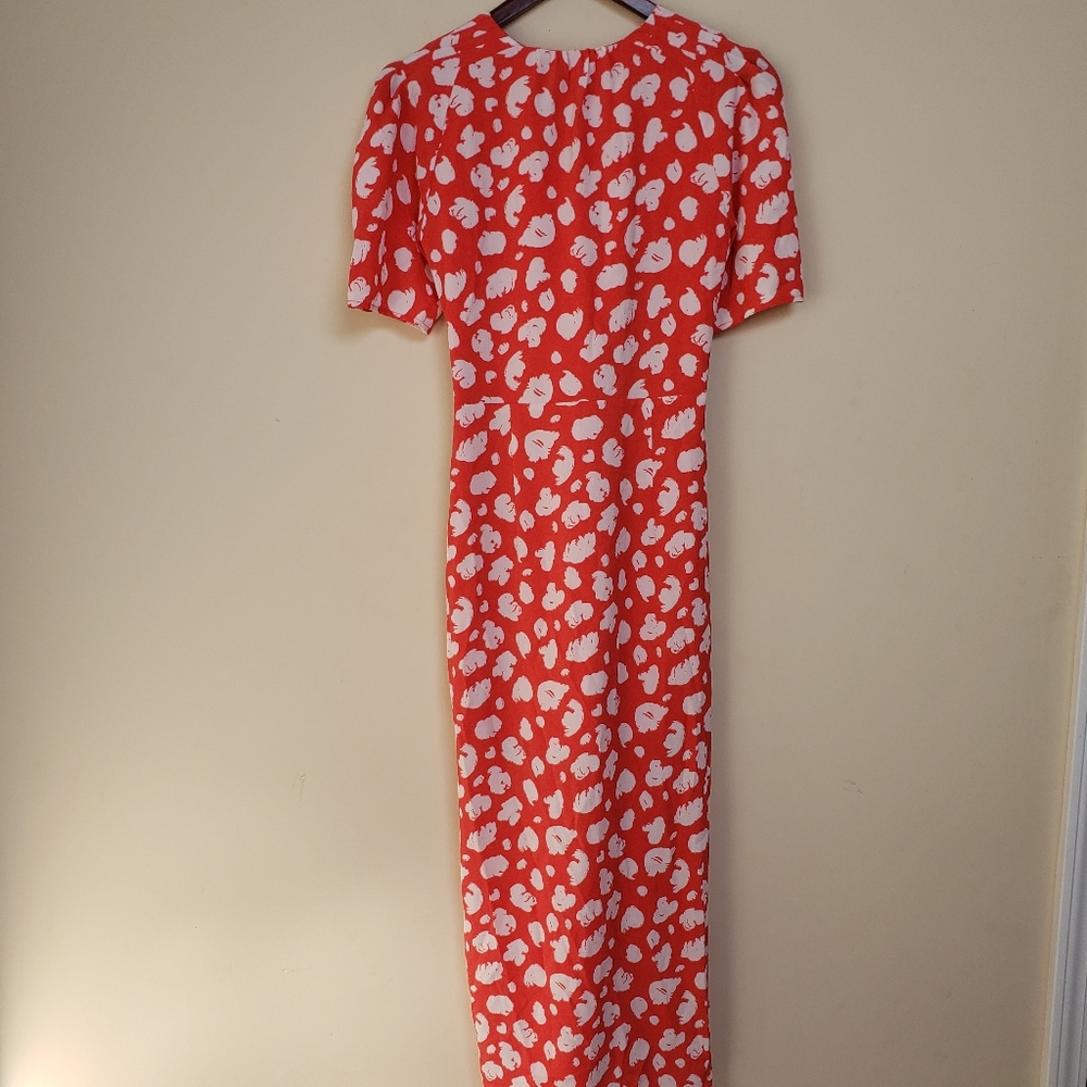 FRENCH CONNECTION midi dress with tie waist - Picture 4 of 7